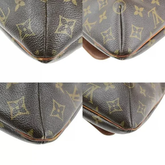 LOUIS VUITTON Musette Shoulder Bag Monogram Leather Brown France M51256 31SJ562